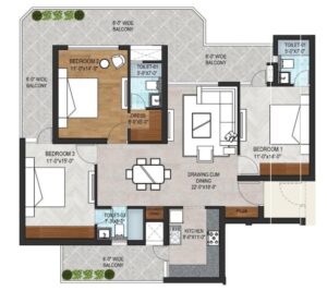 Vista Palancia 3 BHK 2160 Sq.Ft